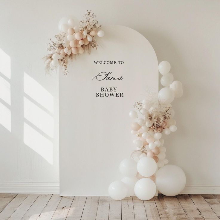 baby shower photo backdrop ideas