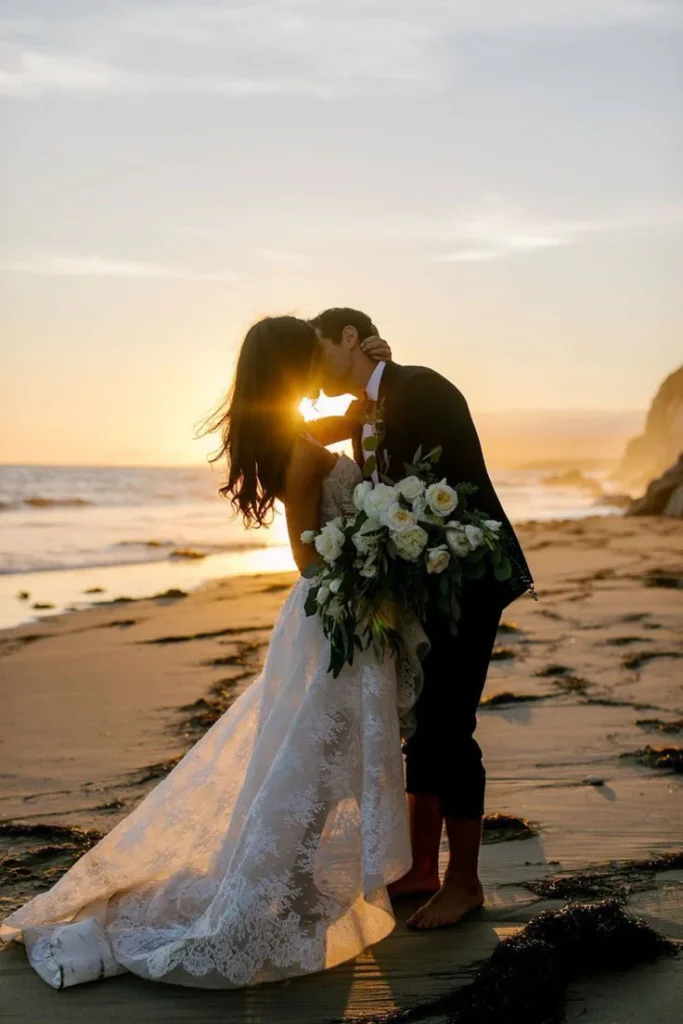 beach wedding photo ideas