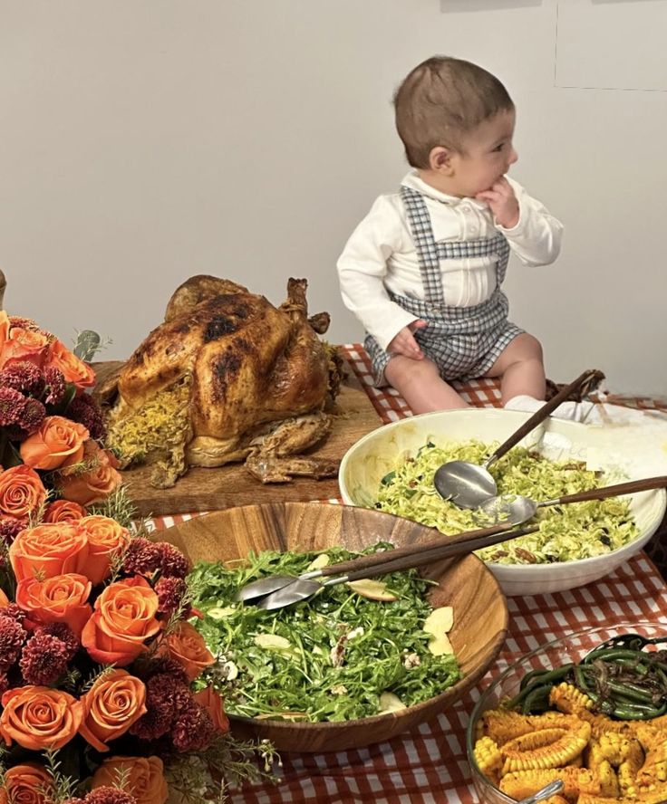 baby's first thanksgiving photo ideas