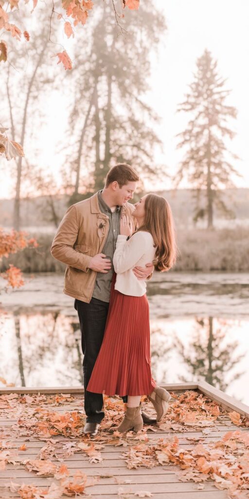 couple fall photo ideas