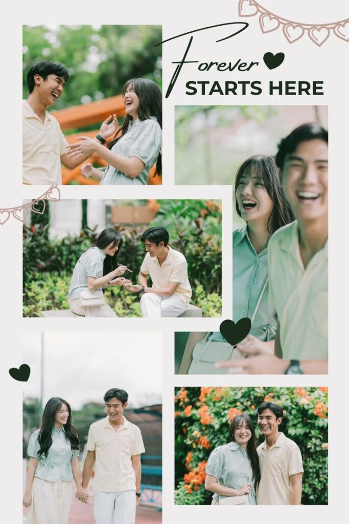 couple photo collage ideas