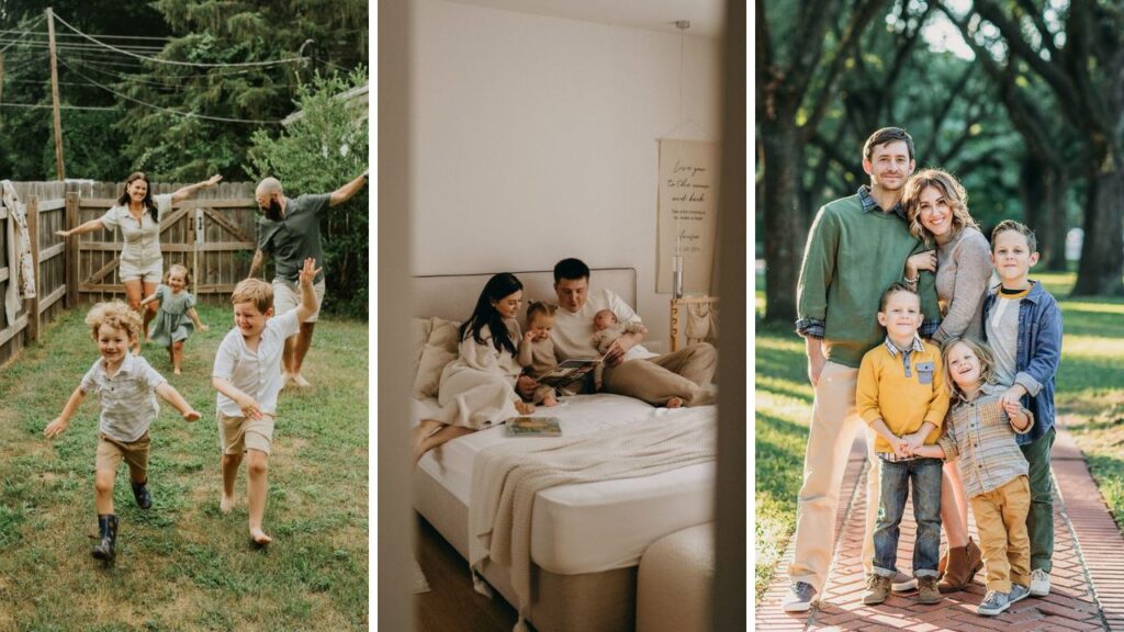 casual family photo ideas