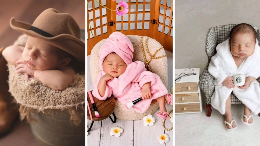 creative newborn photo ideas