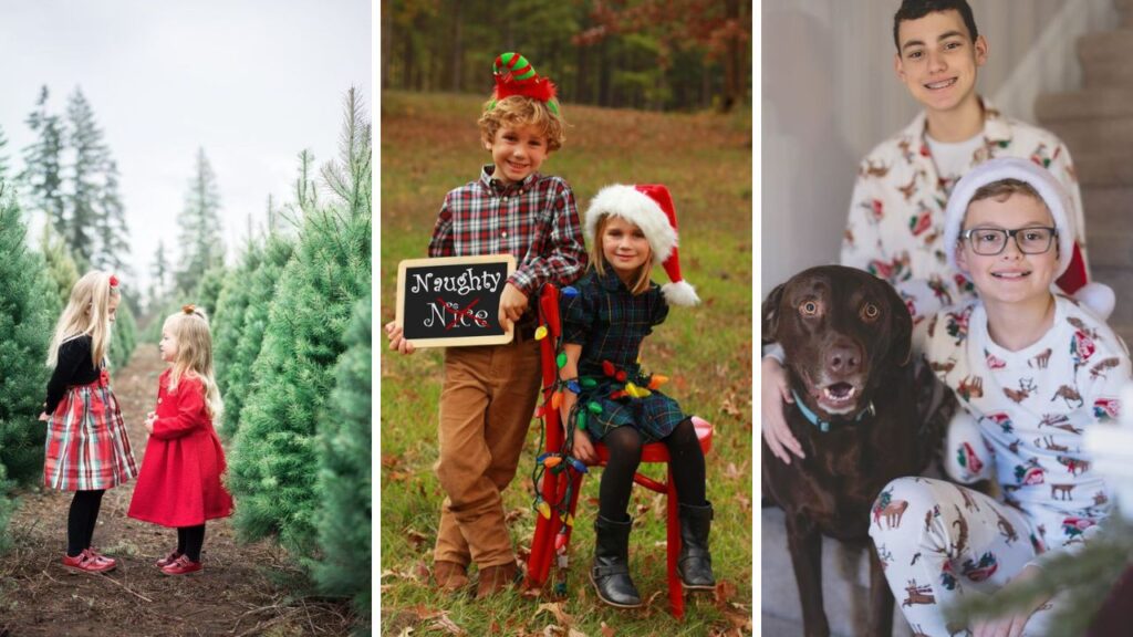 creative sibling christmas photo ideas