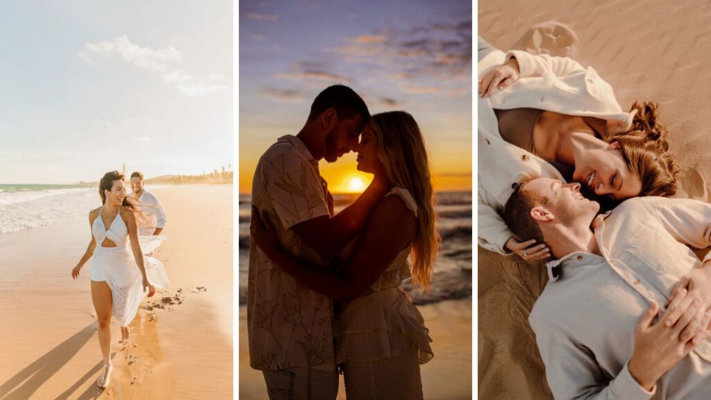 beach photo ideas for couples