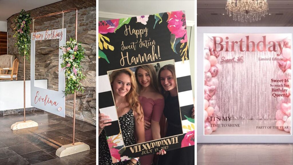 birthday photo booth ideas