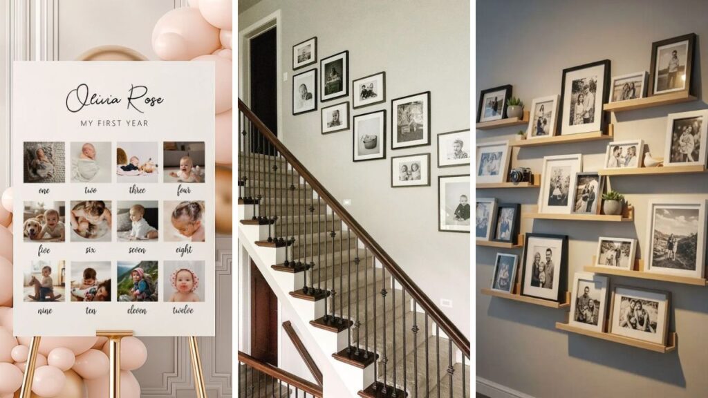 baby photo wall ideas