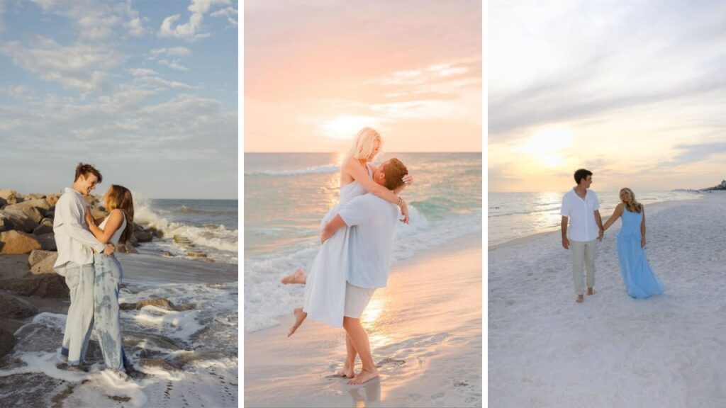 couple beach photo ideas