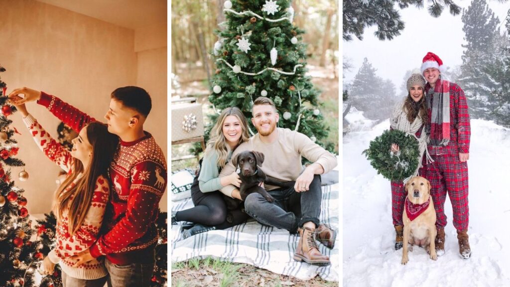 couple christmas card photo ideas