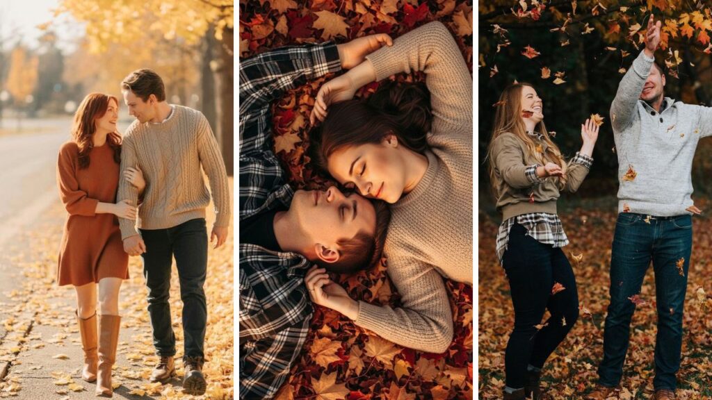 couple fall photo ideas