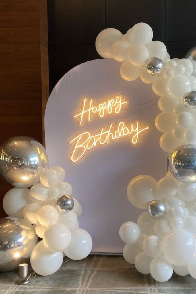 birthday photo backdrop ideas