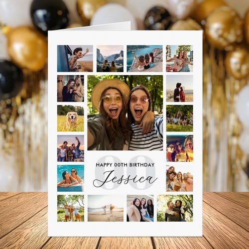 birthday photo collage ideas