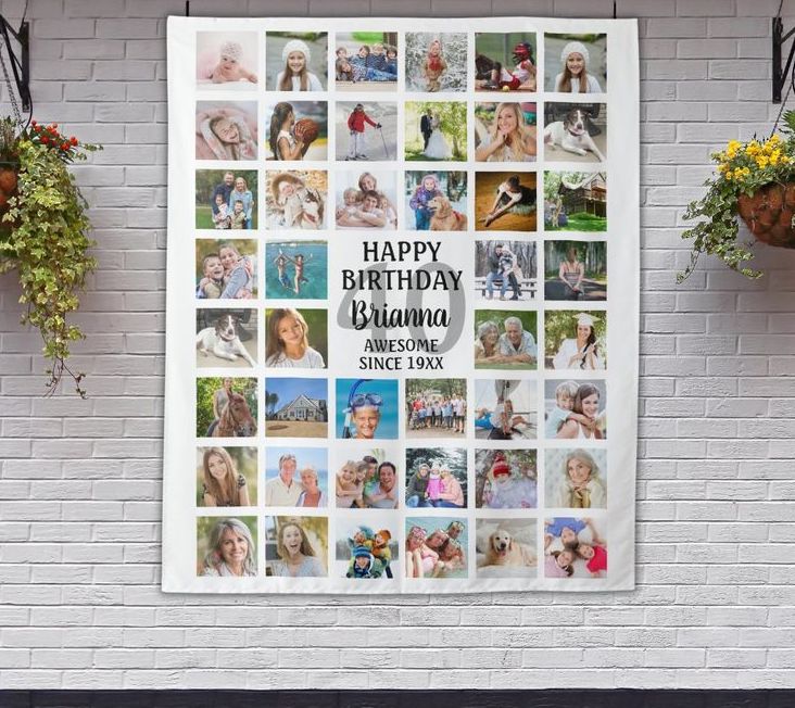 birthday photo collage ideas