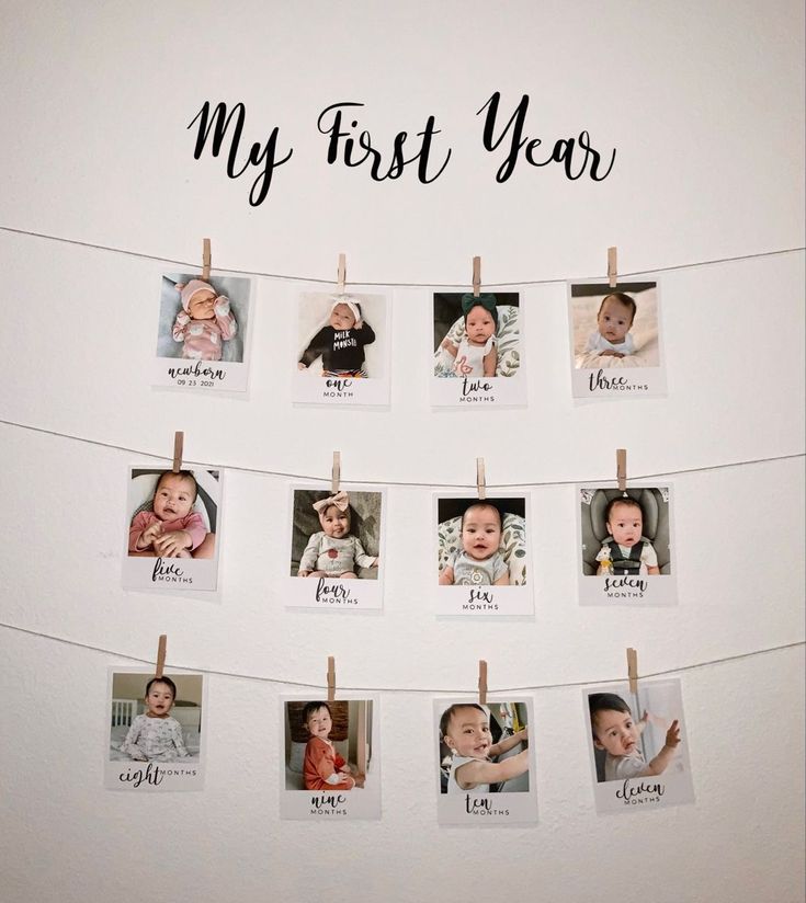 baby photo wall ideas