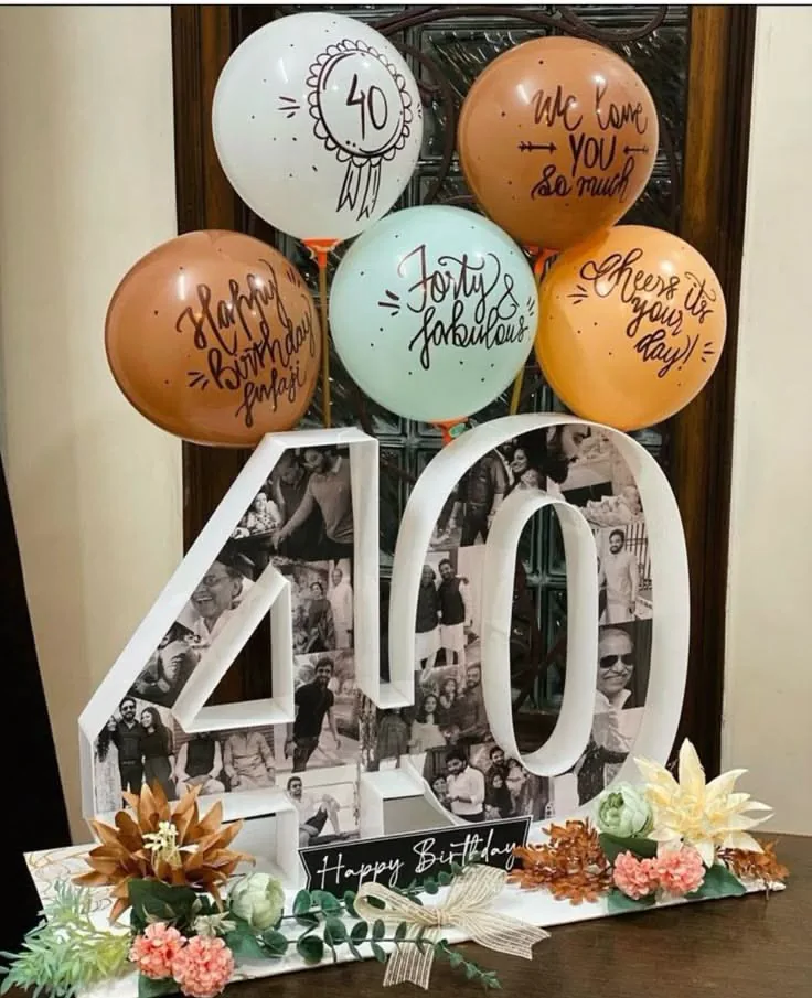 birthday photo collage ideas
