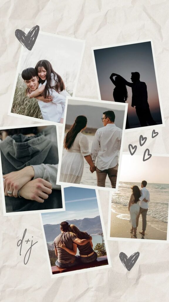 couple photo collage ideas