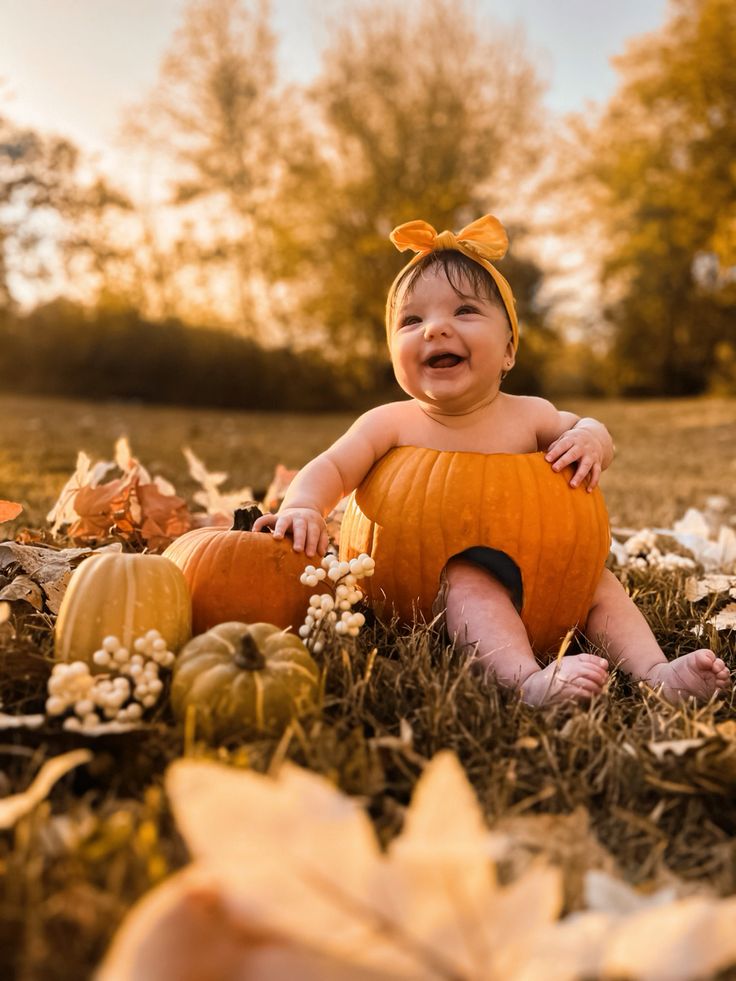 baby pumpkin photo ideas