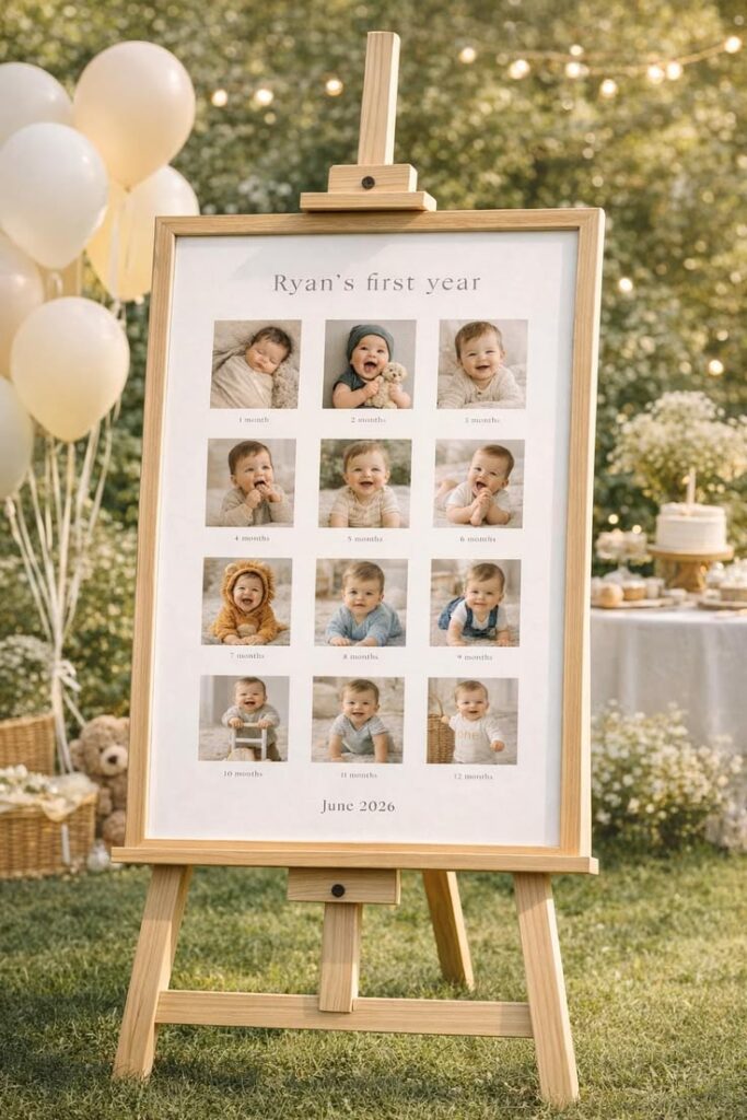 baby photo wall ideas