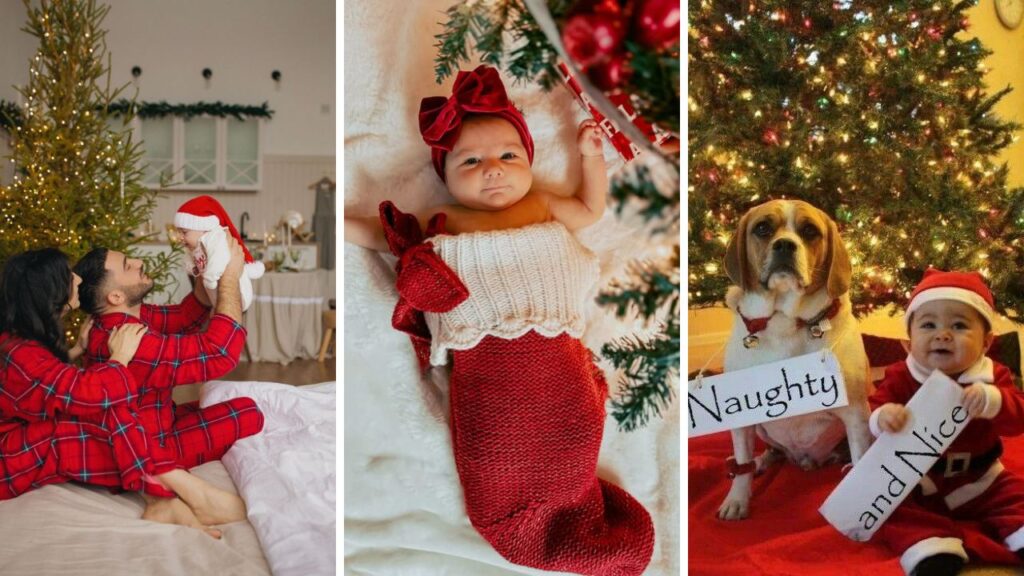 baby christmas card photo ideas