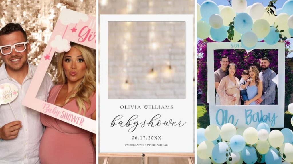 baby shower photo booth ideas