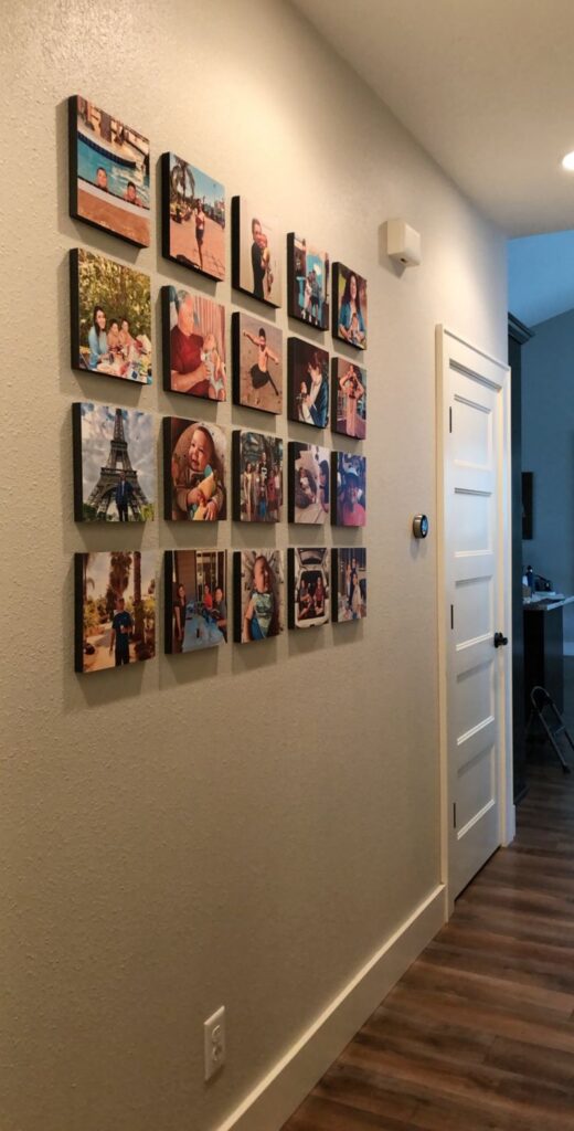 canvas photo wall ideas
