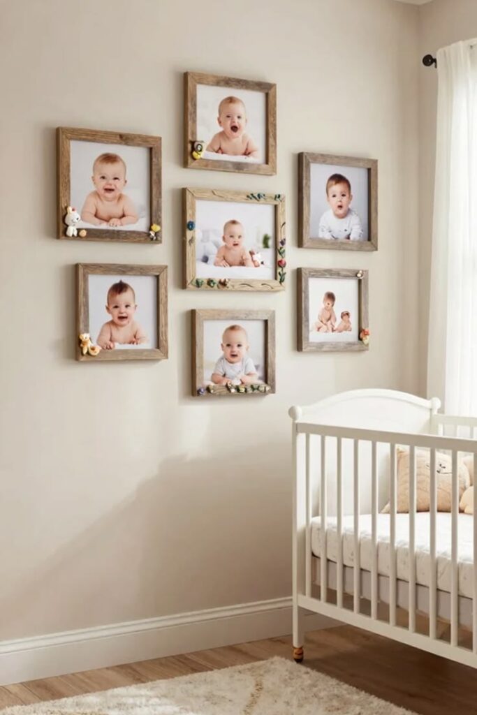 baby photo wall ideas