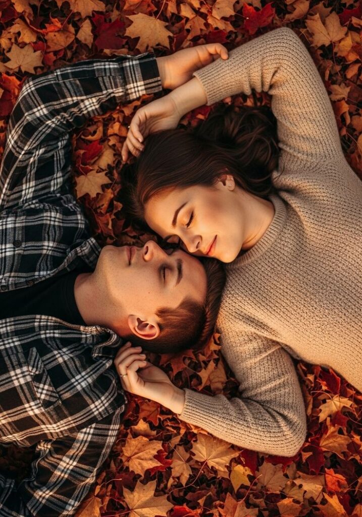 couple fall photo ideas