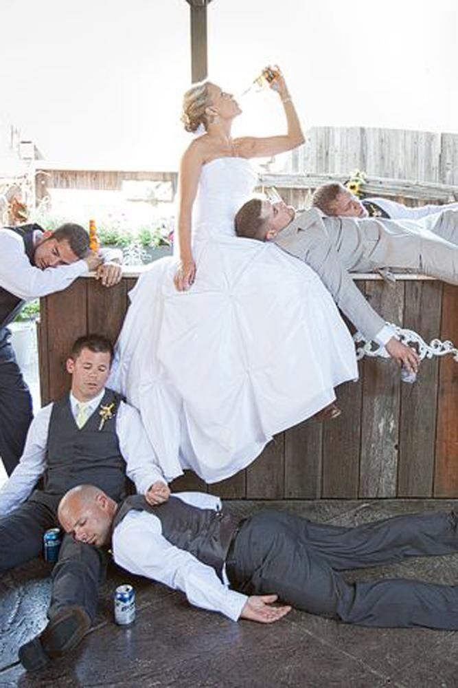 creative funny wedding photo ideas