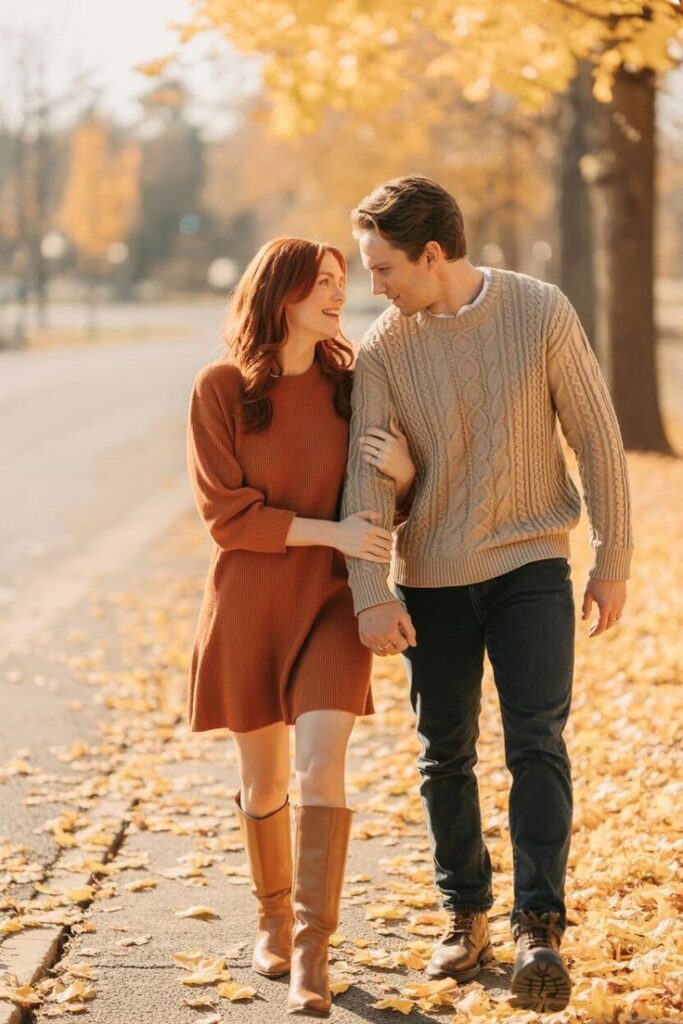couple fall photo ideas