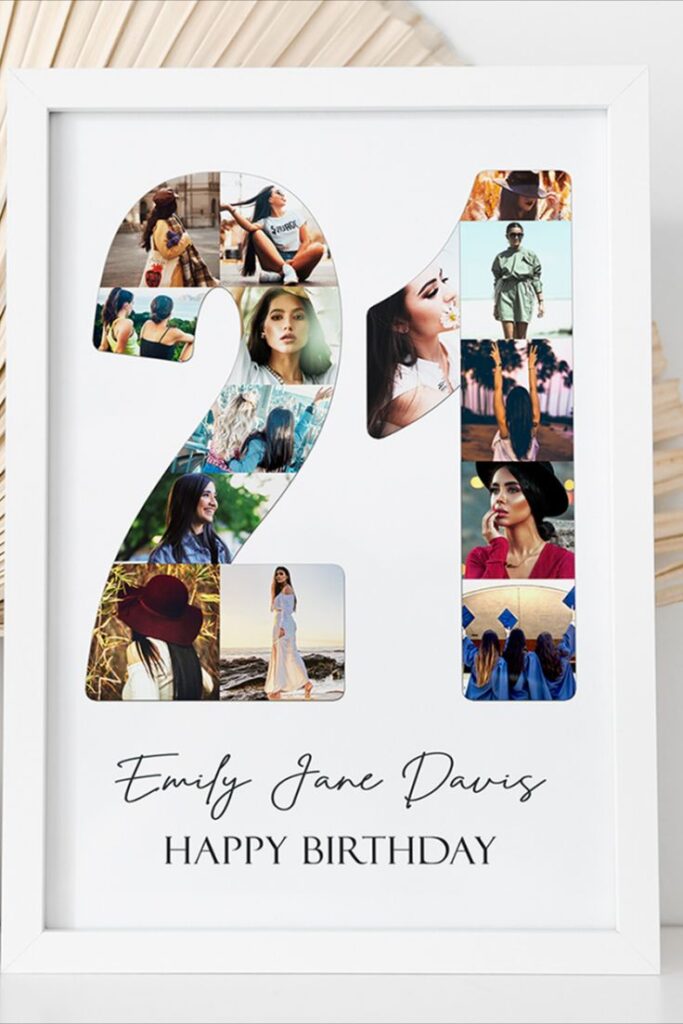 birthday photo collage ideas
