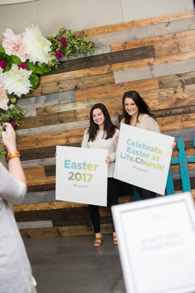 church easter photo booth ideas