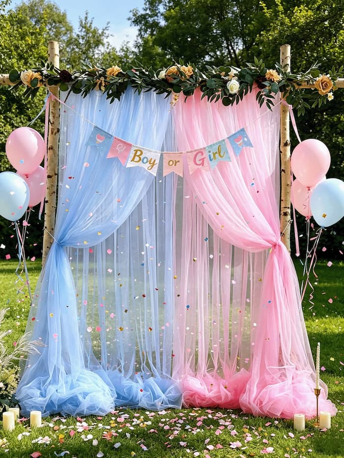 baby shower photo backdrop ideas
