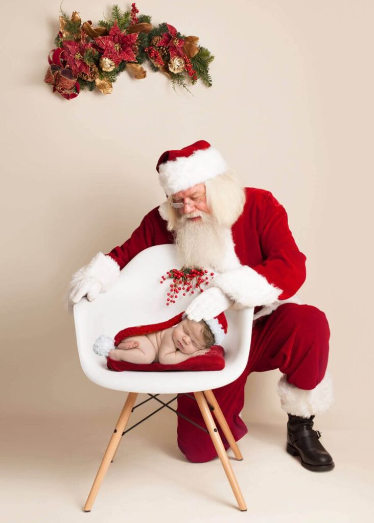 baby first christmas photo ideas