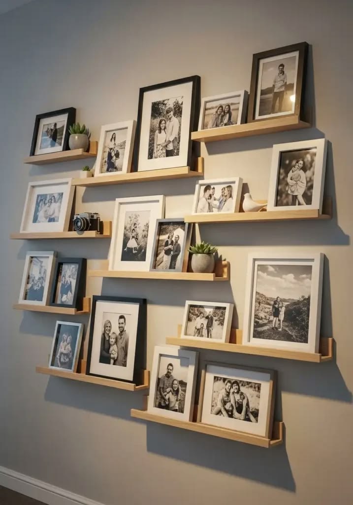 baby photo wall ideas