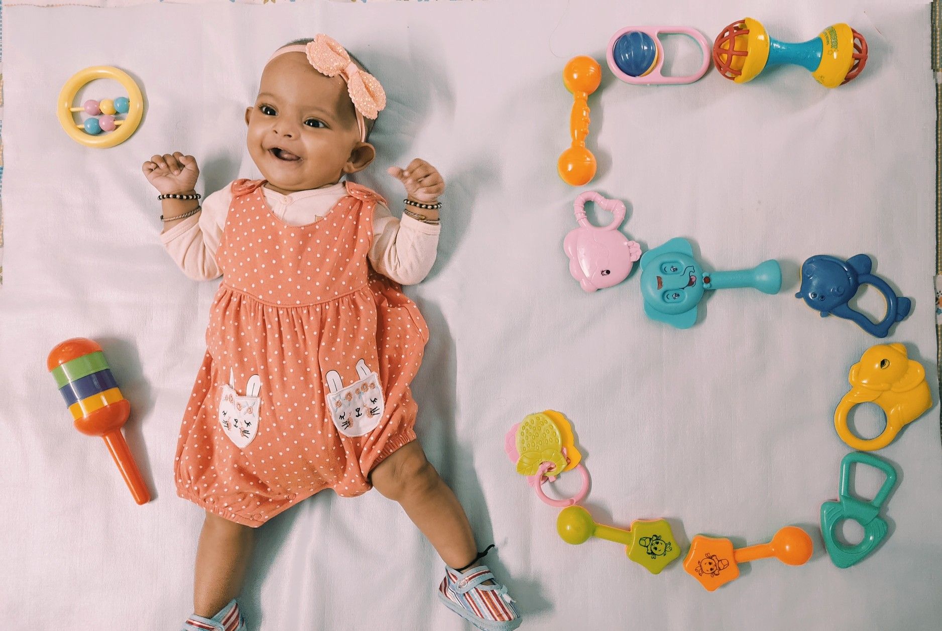 1 month baby photoshoot at home