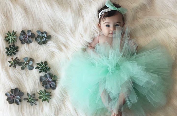 1 to 12 month baby photo ideas girl