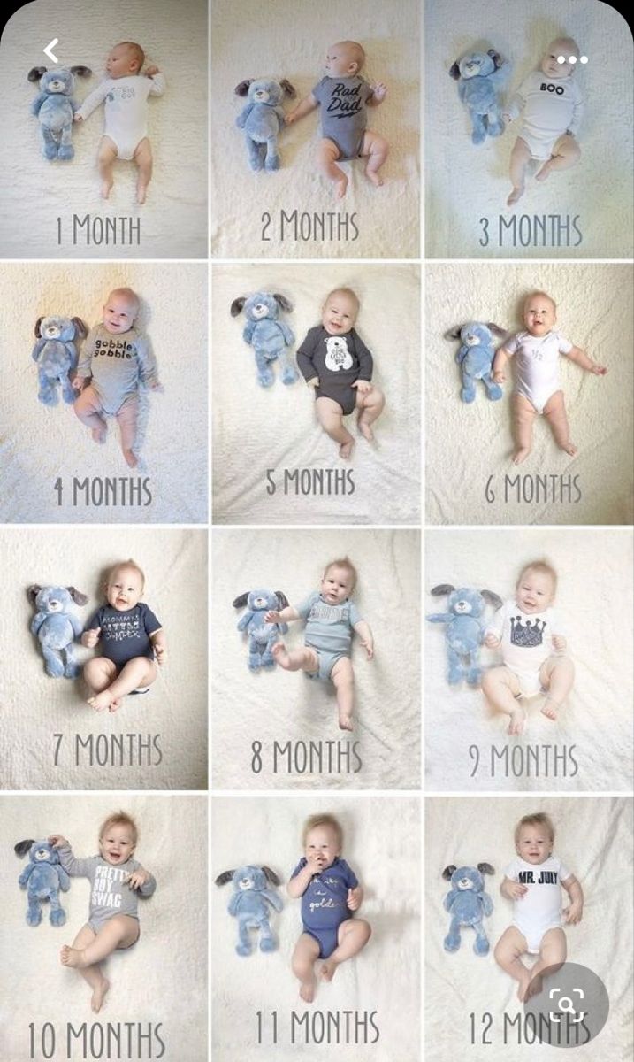 1 to 12 month baby photos at home