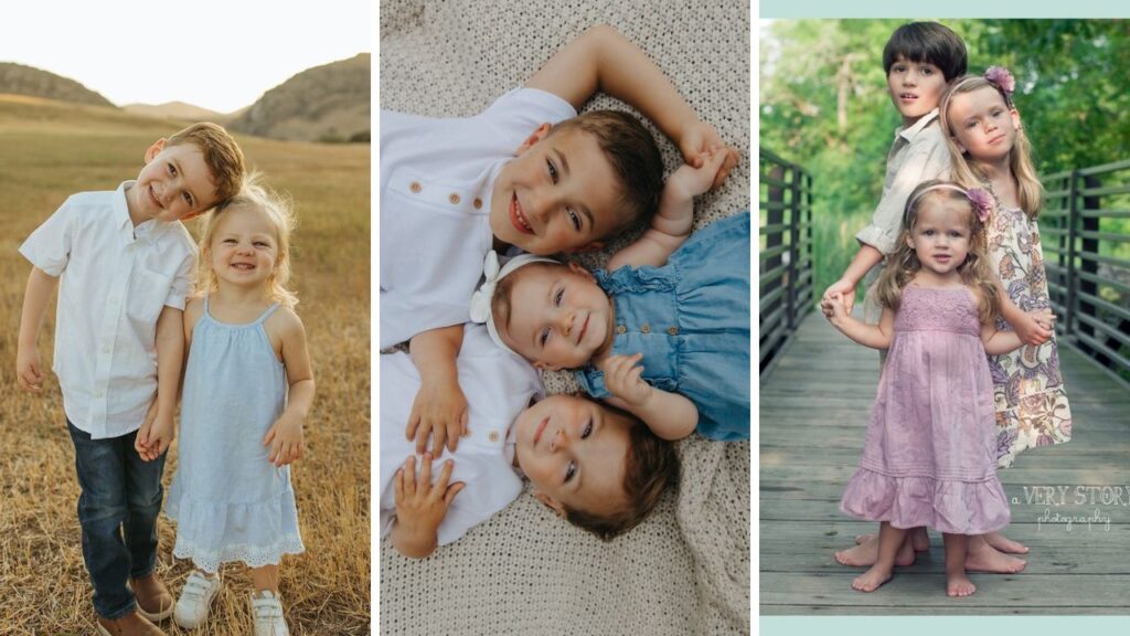 cute sibling photo ideas