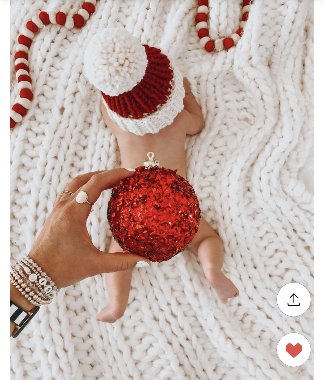 christmas theme baby photoshoot