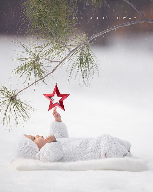 christmas theme baby photoshoot